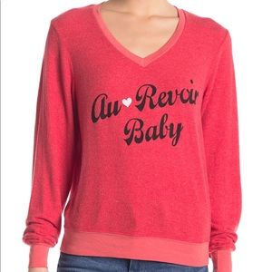 NWOT Au Revoir Baby Wildfox baggy beach jumper